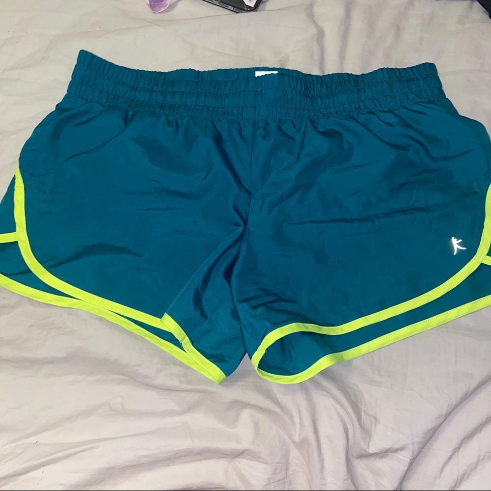 NWOT Danskin Teal Shorts